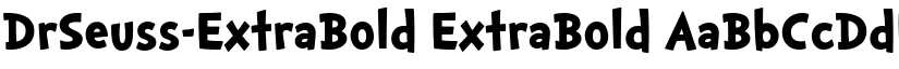 DrSeuss-ExtraBold ExtraBold font