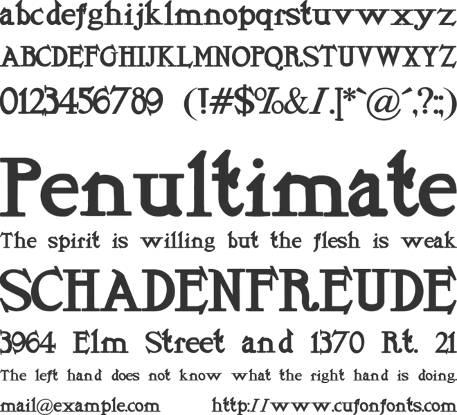 La Gatta sul tetto che Scotta font preview