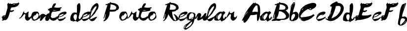 Fronte del Porto Regular font