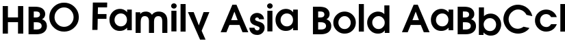 HBO Family Asia Bold font