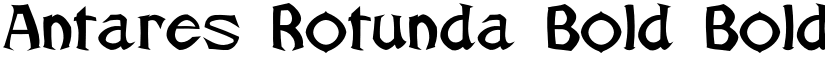Antares Rotunda Bold Bold font