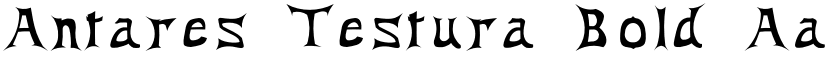 Antares Testura Bold font