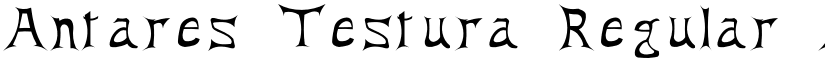 Antares Testura Regular font