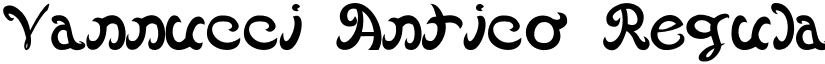 Vannucci Antico Regular font