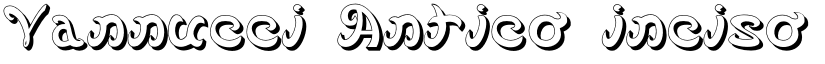 Vannucci Antico inciso Regular font