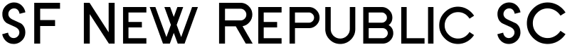 SF New Republic SC Bold font