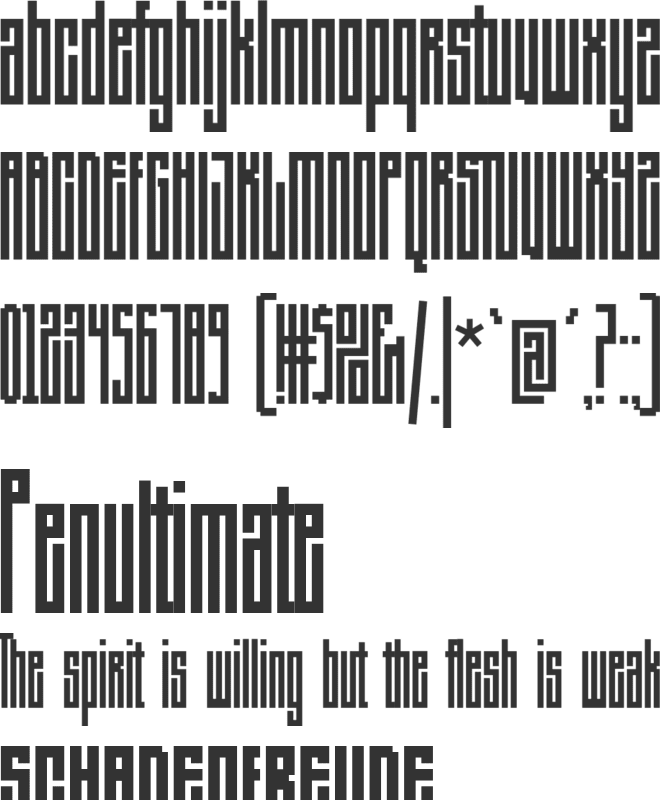 ZT Maze Pro font preview