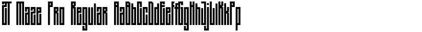 ZT Maze Pro Regular font