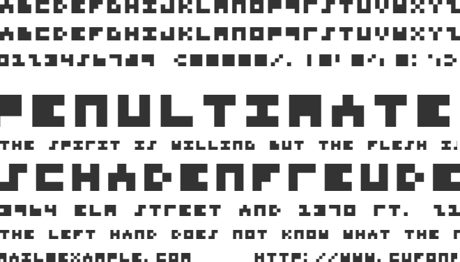3x3px font preview