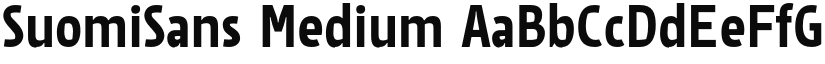 SuomiSans Medium font