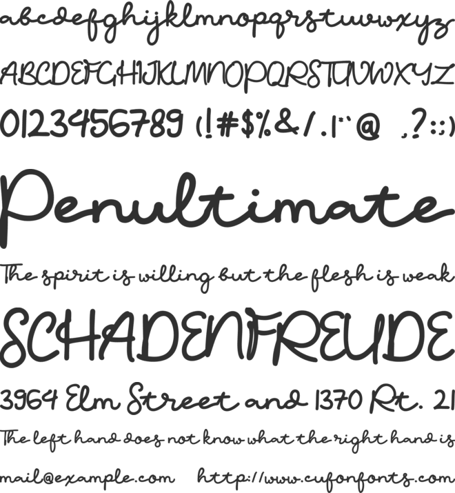 Relliva font preview