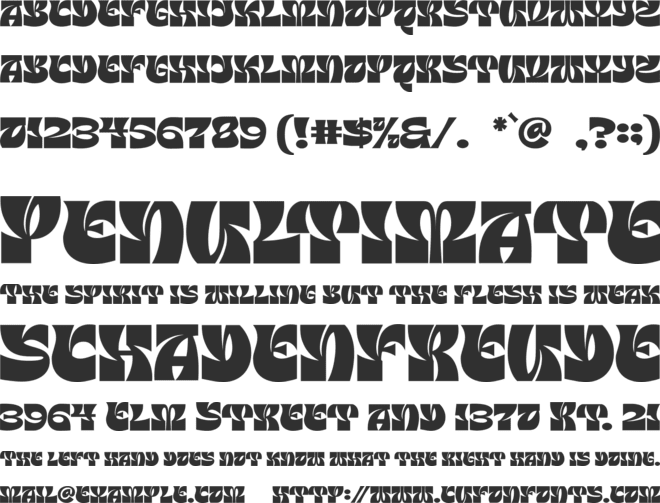 Milky Berly font preview