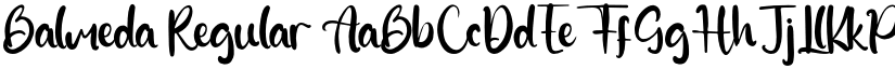 Balmeda font download