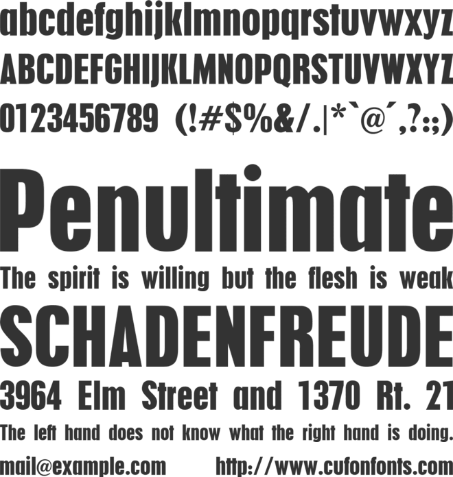 Pilsen Plakat font preview