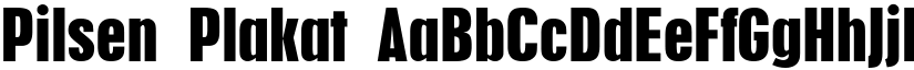 Pilsen Plakat font