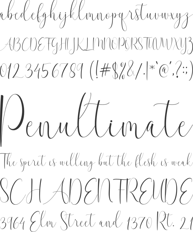 melodylan font preview