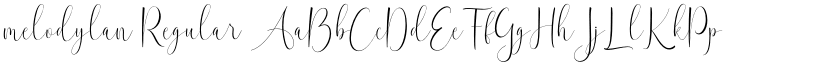 melodylan Regular font