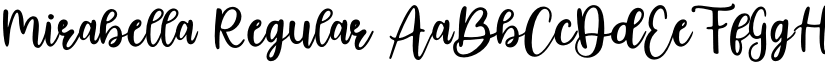Mirabella Regular font