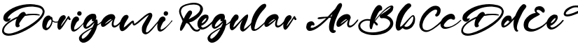 Dorigami font download