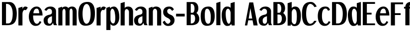 DreamOrphans-Bold font