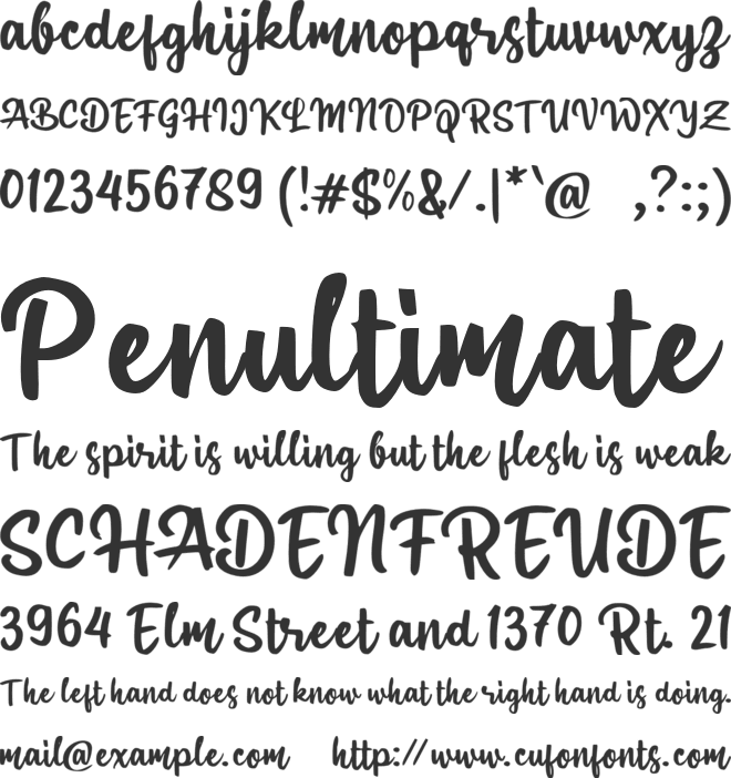 d Dingaren font preview