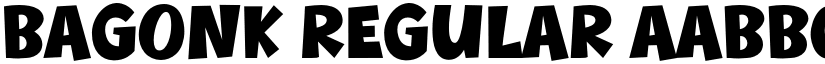 Bagonk Regular font