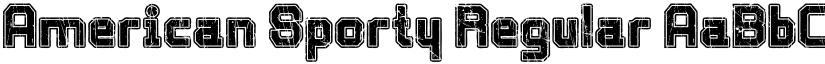 American Sporty Regular font