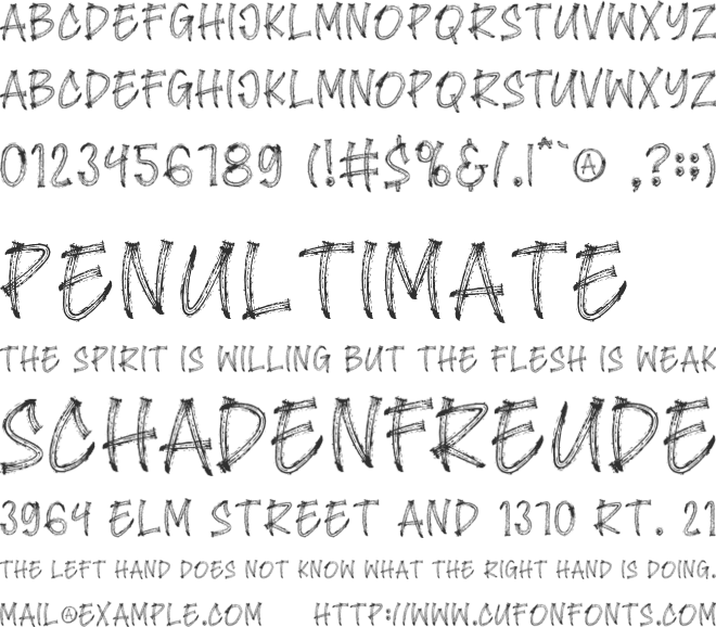 Youth Today font preview
