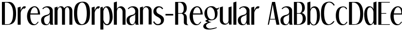 DreamOrphans-Regular font
