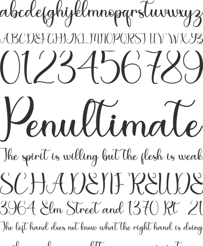 Dream Christmas - Personal Use font preview