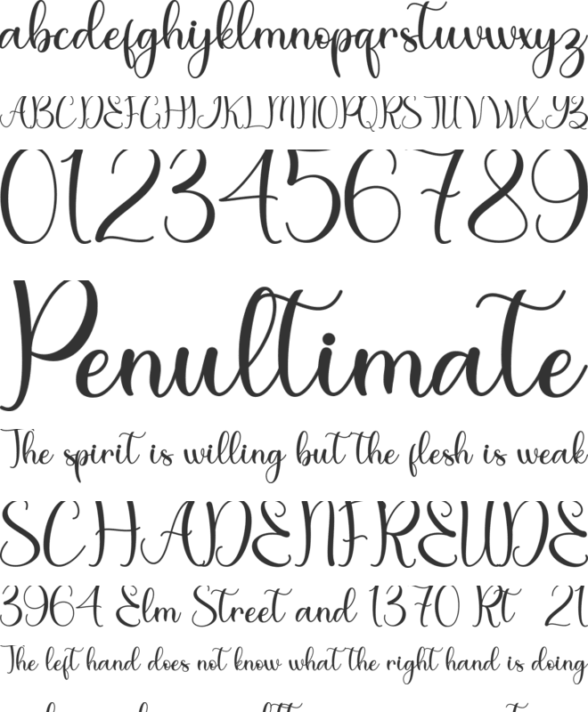 Dream Christmas - Personal Use font preview