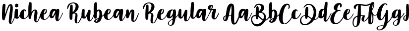 Nichea Rubean Regular font