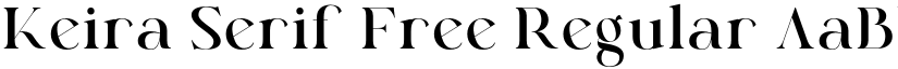 Keira Serif Free Regular font