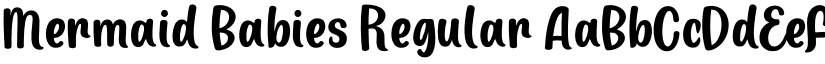 Mermaid Babies Regular font