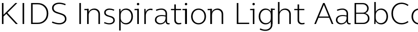 KIDS Inspiration Light font