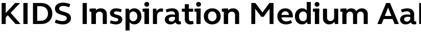 KIDS Inspiration Medium font