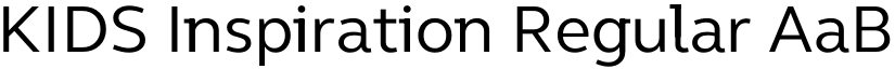 KIDS Inspiration Regular font