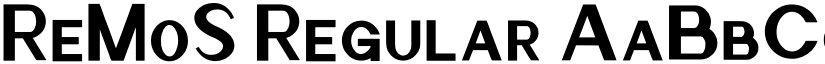 ReMoS Regular font