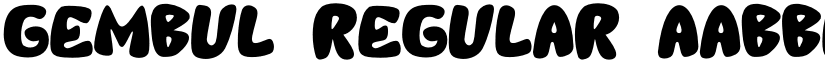 GEMBUL Regular font