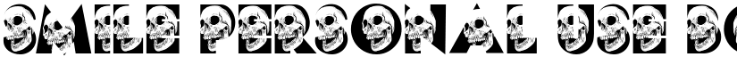 SMILE PERSONAL USE Bold font