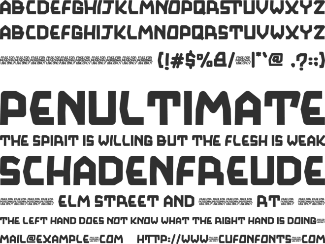 Breloved font preview