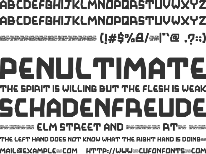 Breloved font preview