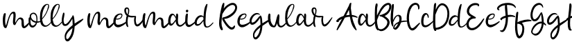 molly mermaid Regular font