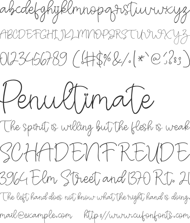 russian roullette font preview