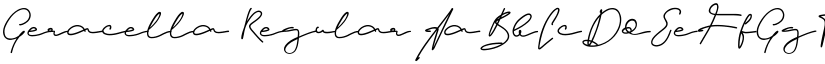 Geracella Regular font