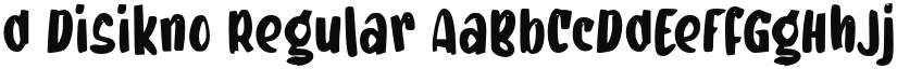 d Disikno font download