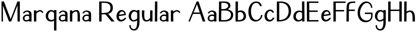 Marqana Regular font