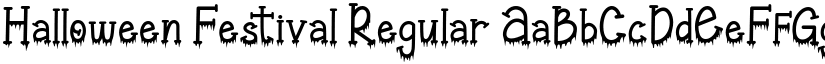 Halloween Festival Regular font