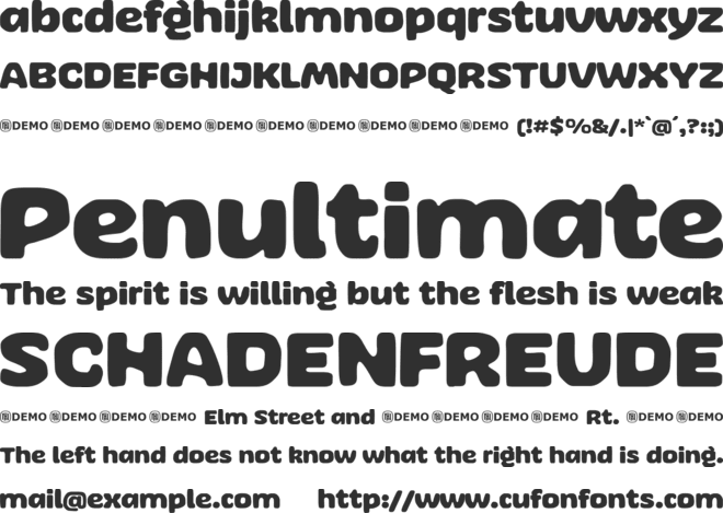 Argufy font preview