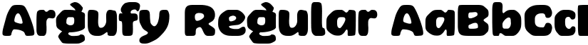Argufy Regular font